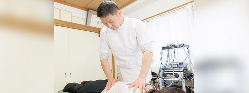 施術の様子